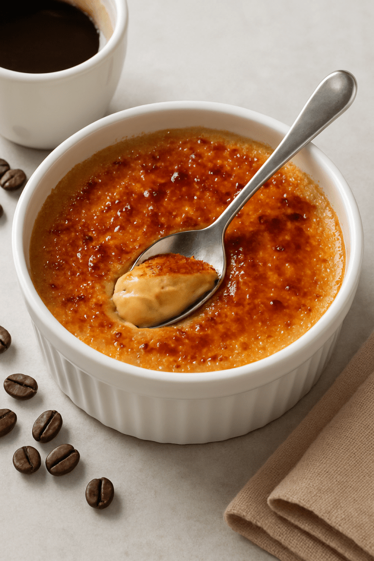 Lire la suite à propos de l’article Crème brûlée au café – Le dessert raffiné et ultra-gourmand