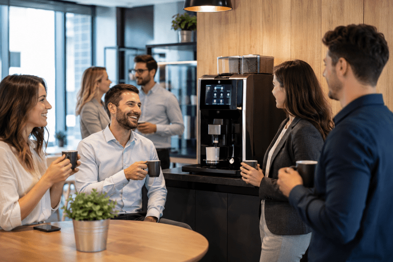 Lire la suite à propos de l’article Pourquoi la pause café améliore l’ambiance de travail en entreprise ?