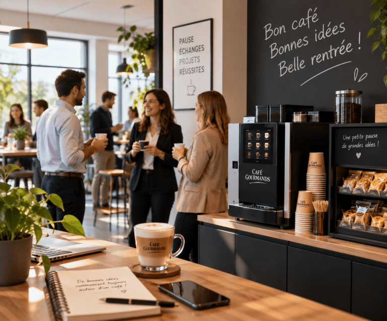 Lire la suite à propos de l’article La rentrée au bureau : pourquoi repenser son espace café en entreprise ?